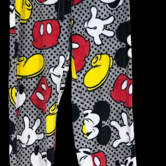 Disney’s Mickey Mouse Soft Fleece Lounge Pants, Sleep Bottoms, Pajama Pants SZ M - Picture 6 of 9